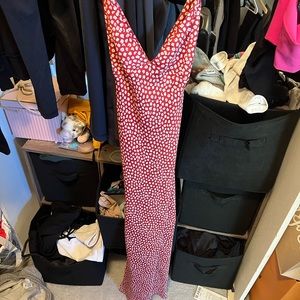 Resa Harper midi in crimson